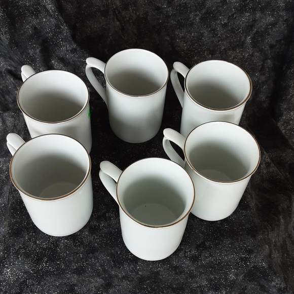 Sold - Set of 6 Porcelain Mugs - Picture 4 of 4